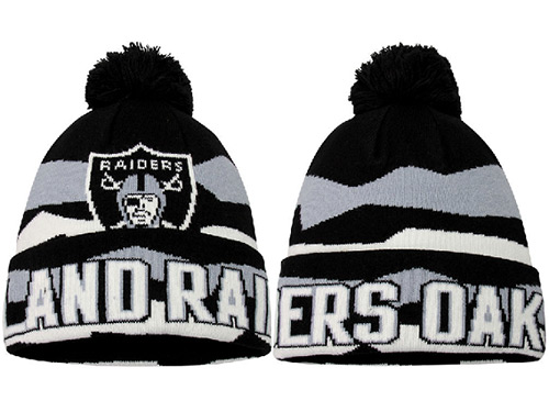 NFL Oakland Raiders Stitched Knit Beanies 004